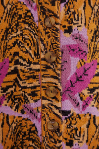 DJV_Tiger Leaves Lavander Cardigans & Pulls - Tiger Leaves Lavander
