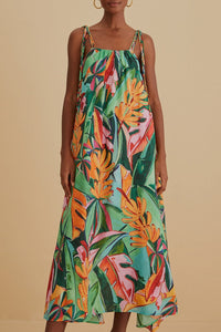 DJV_BanFoliage Multicolor Robes midi - BanFoliage Multicolor