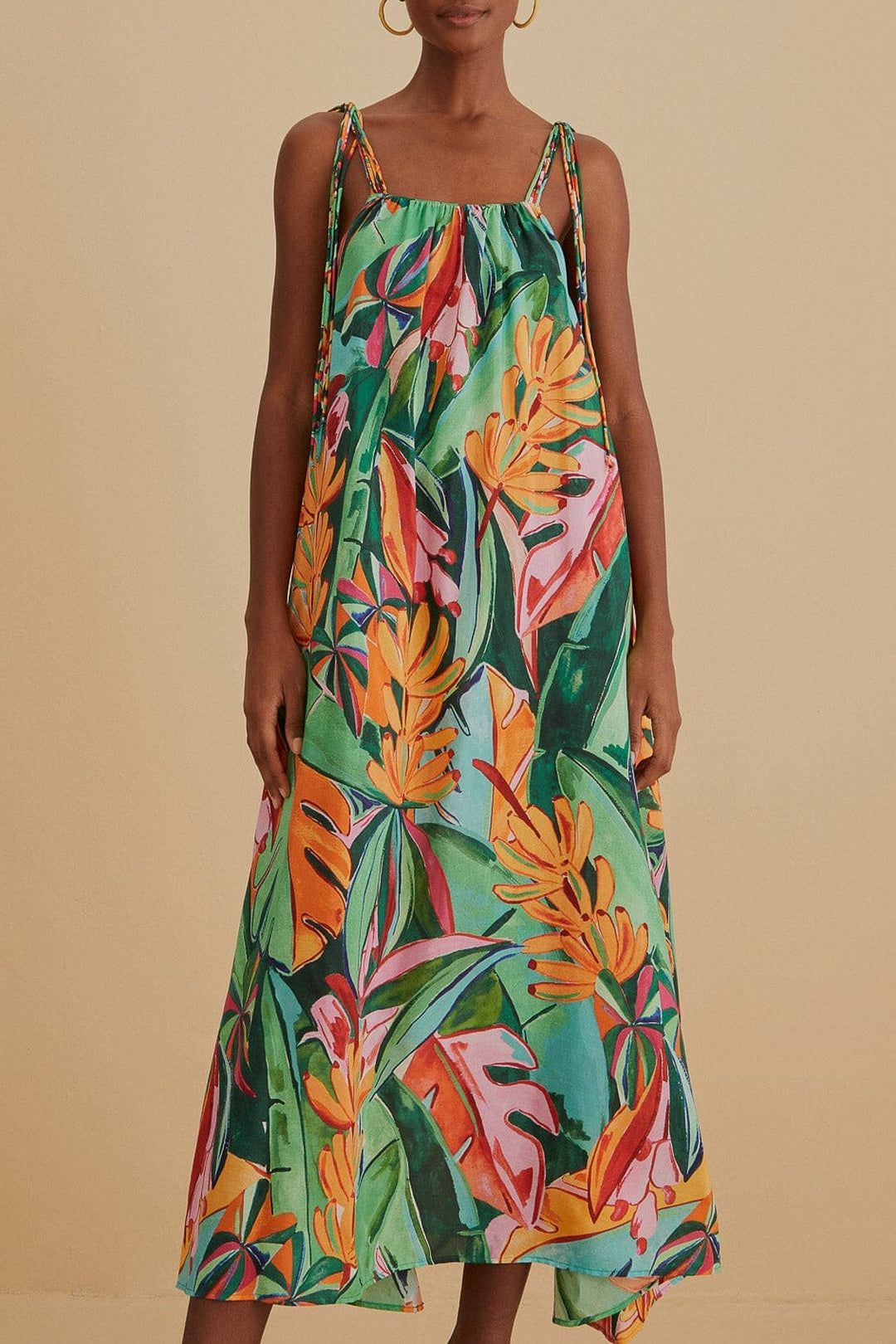 DJV_BanFoliage Multicolor Robes midi - BanFoliage Multicolor
