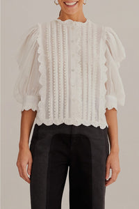 DJV_Off White Chemises & Blouses - Off White