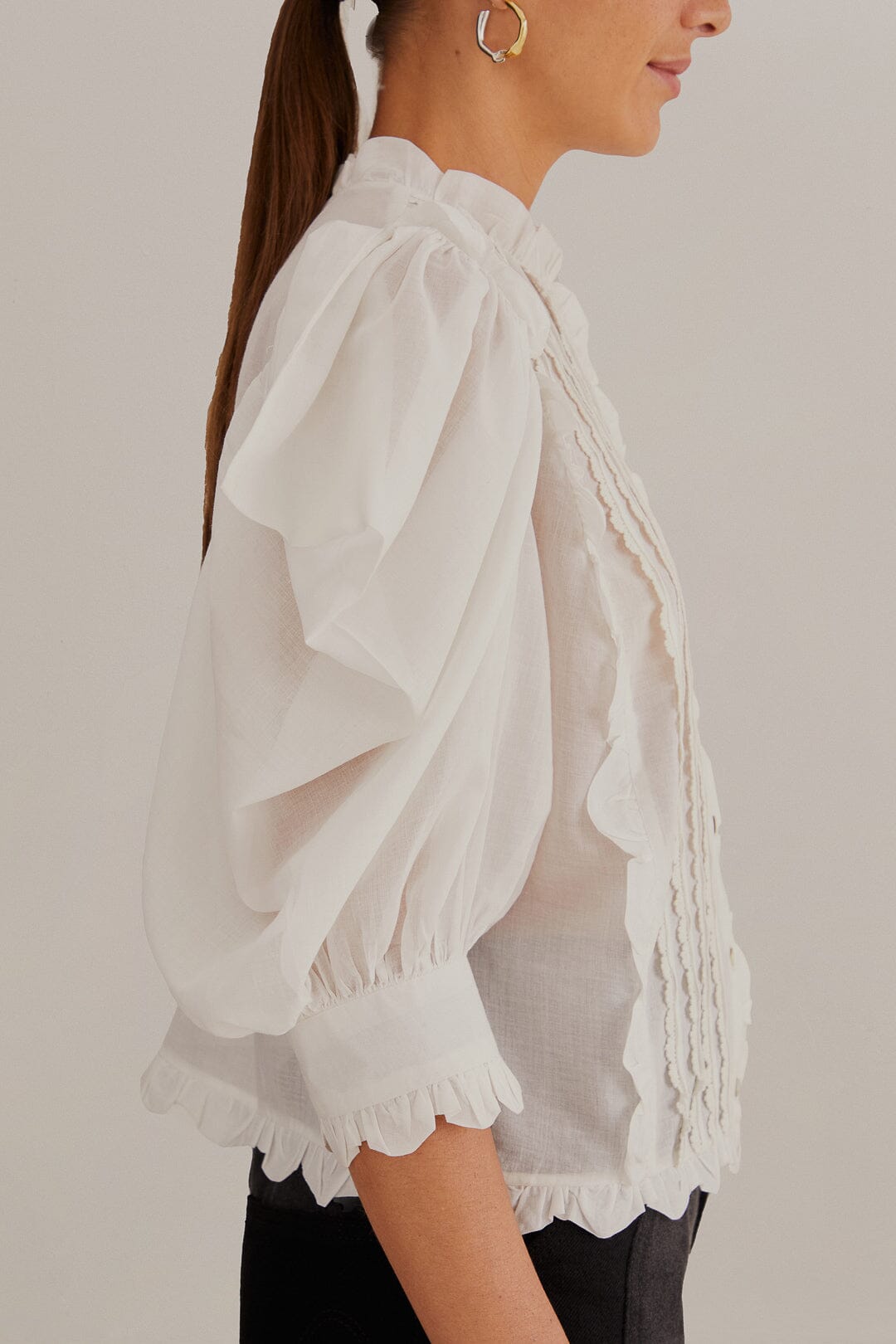 DJV_Off White Chemises & Blouses - Off White