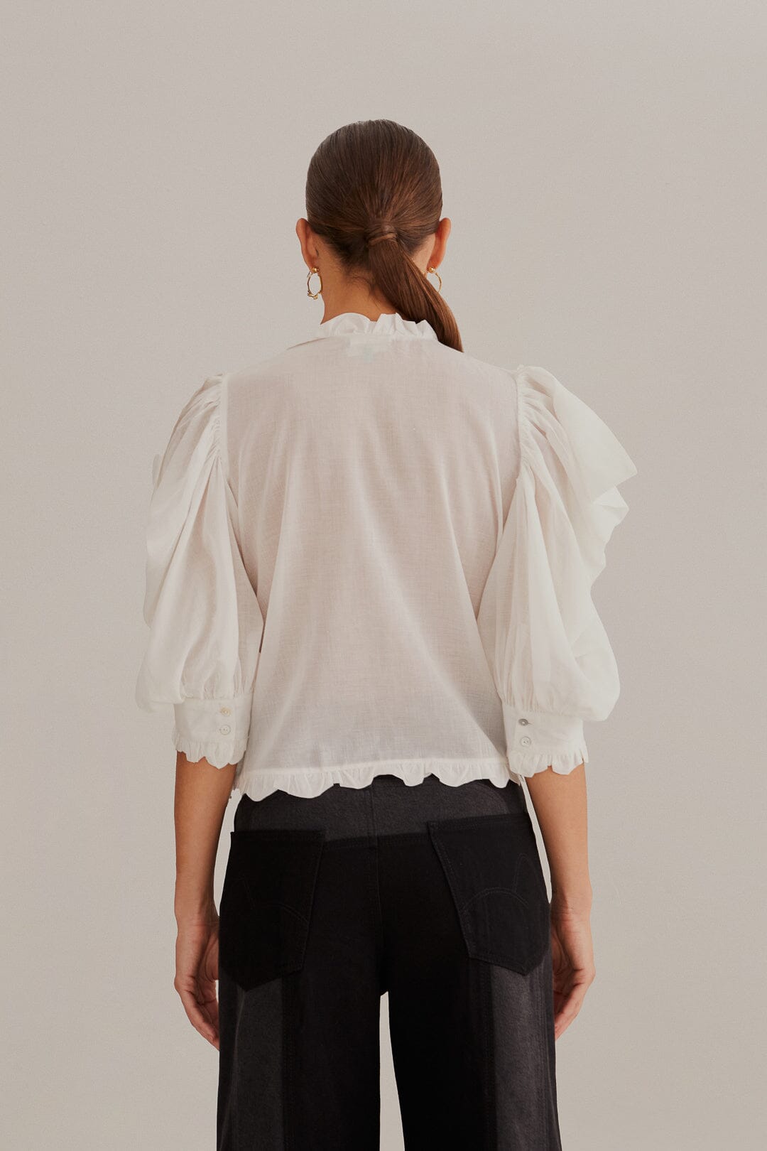 DJV_Off White Chemises & Blouses - Off White