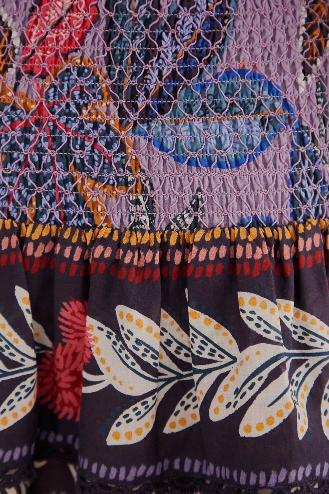 Jupe courte Lavande Wild Night en coton - Violet