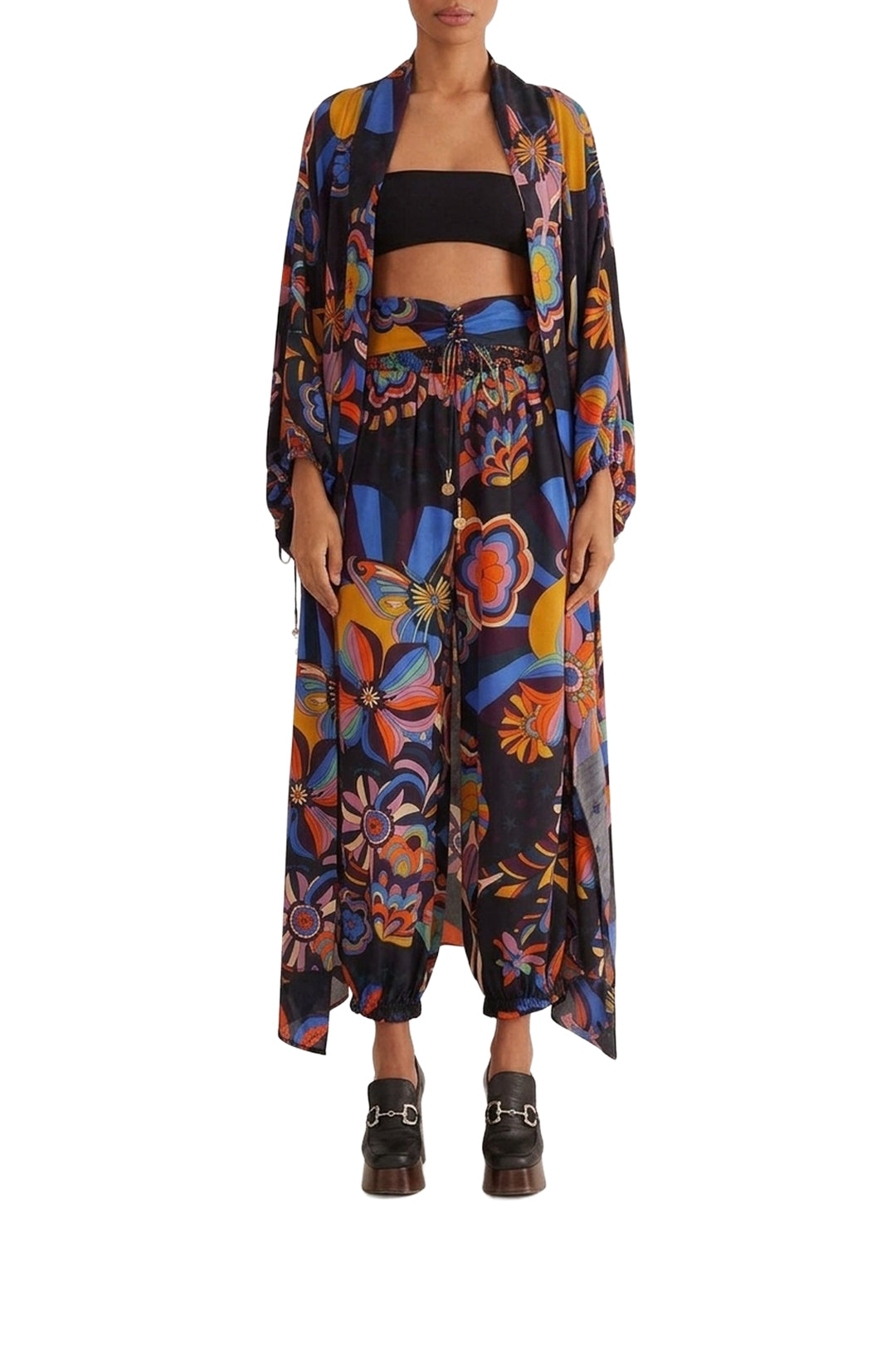 Kimono style années 70 - Multicolore