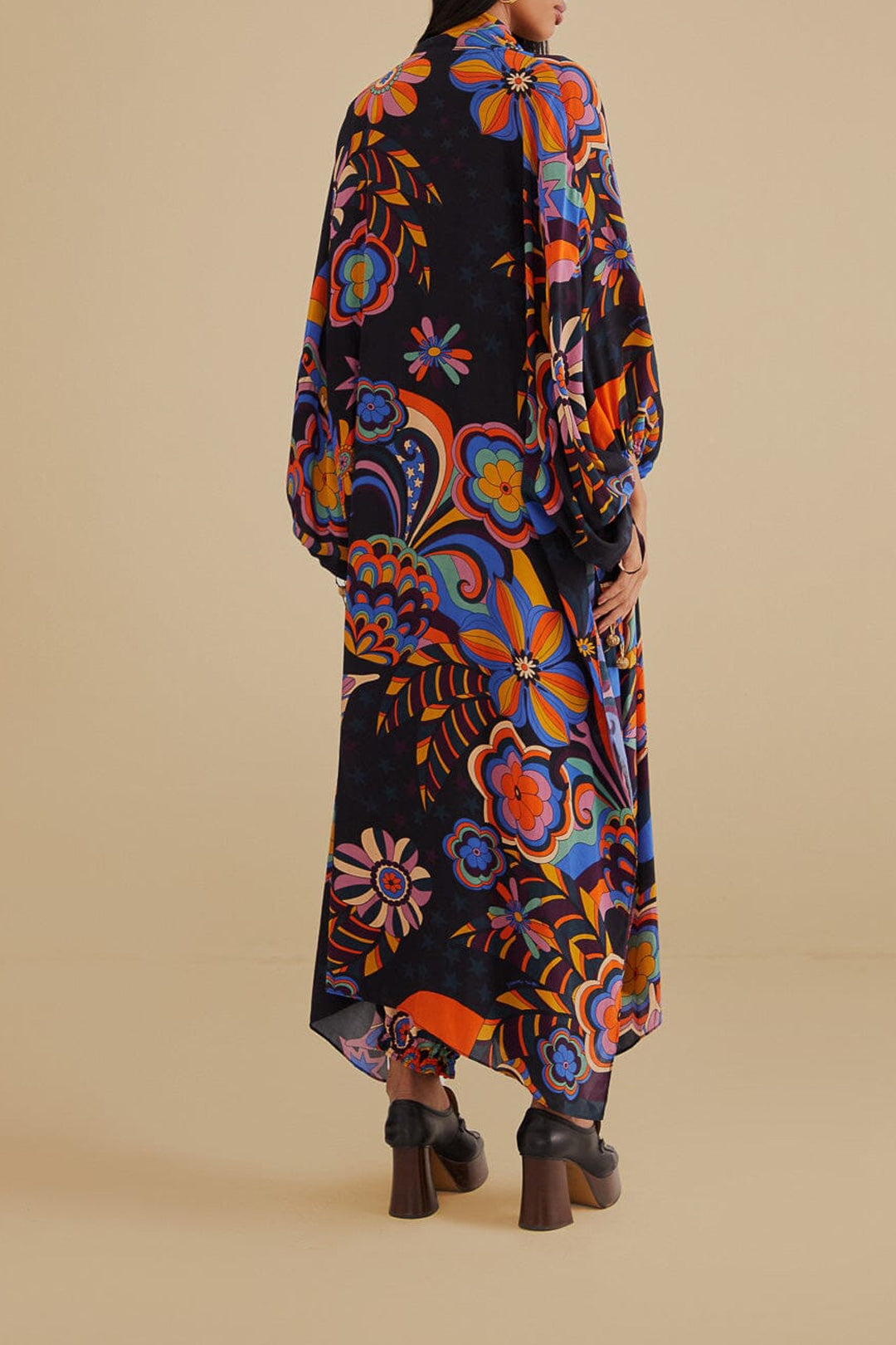 Kimono style années 70 - Multicolore