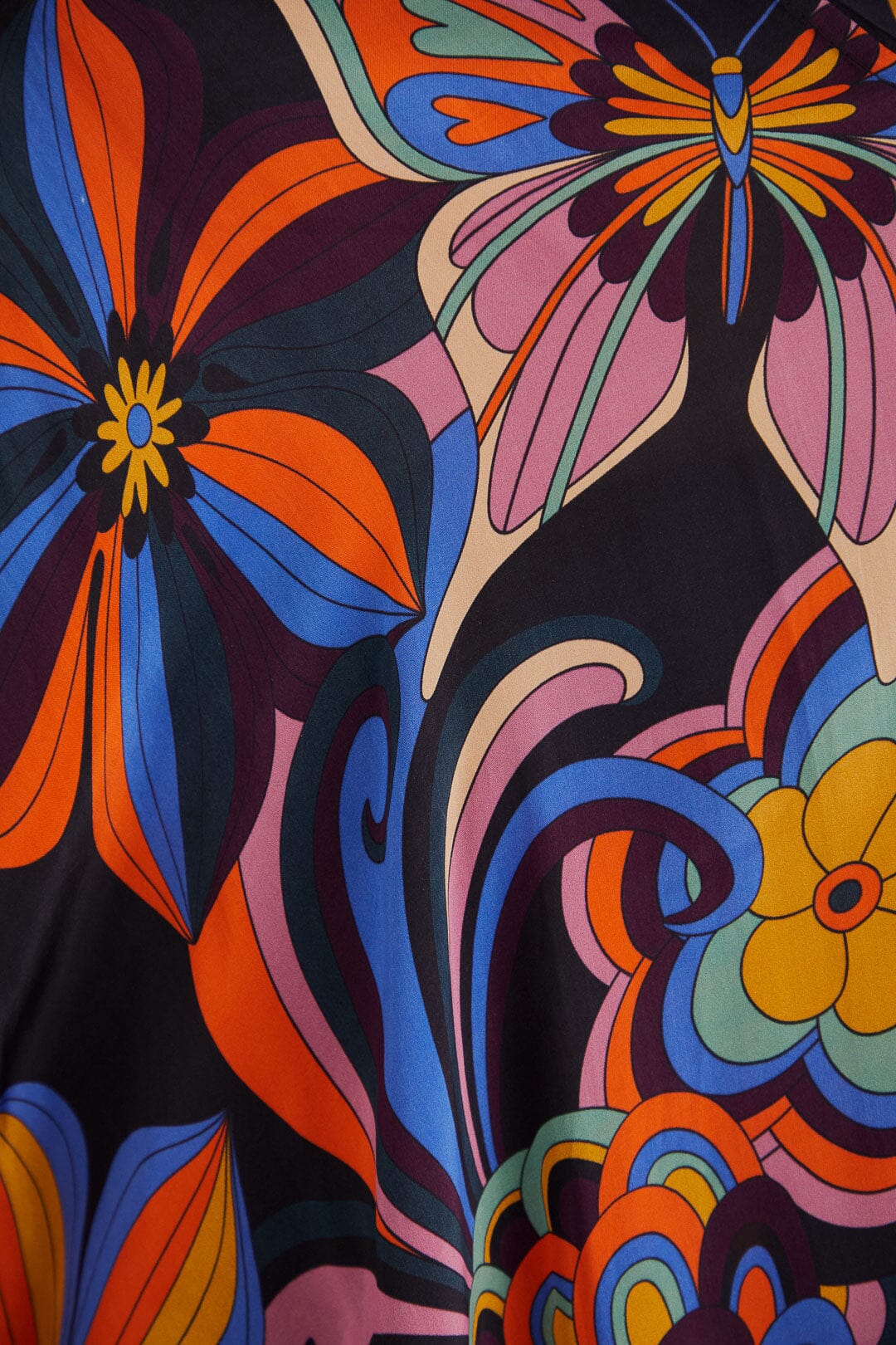 Kimono style années 70 - Multicolore