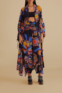 Pantalon style années 70 - Multicolore
