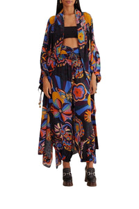 Pantalon style années 70 - Multicolore