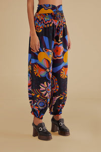 Pantalon style années 70 - Multicolore