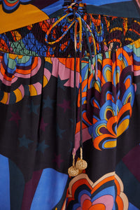 Pantalon style années 70 - Multicolore