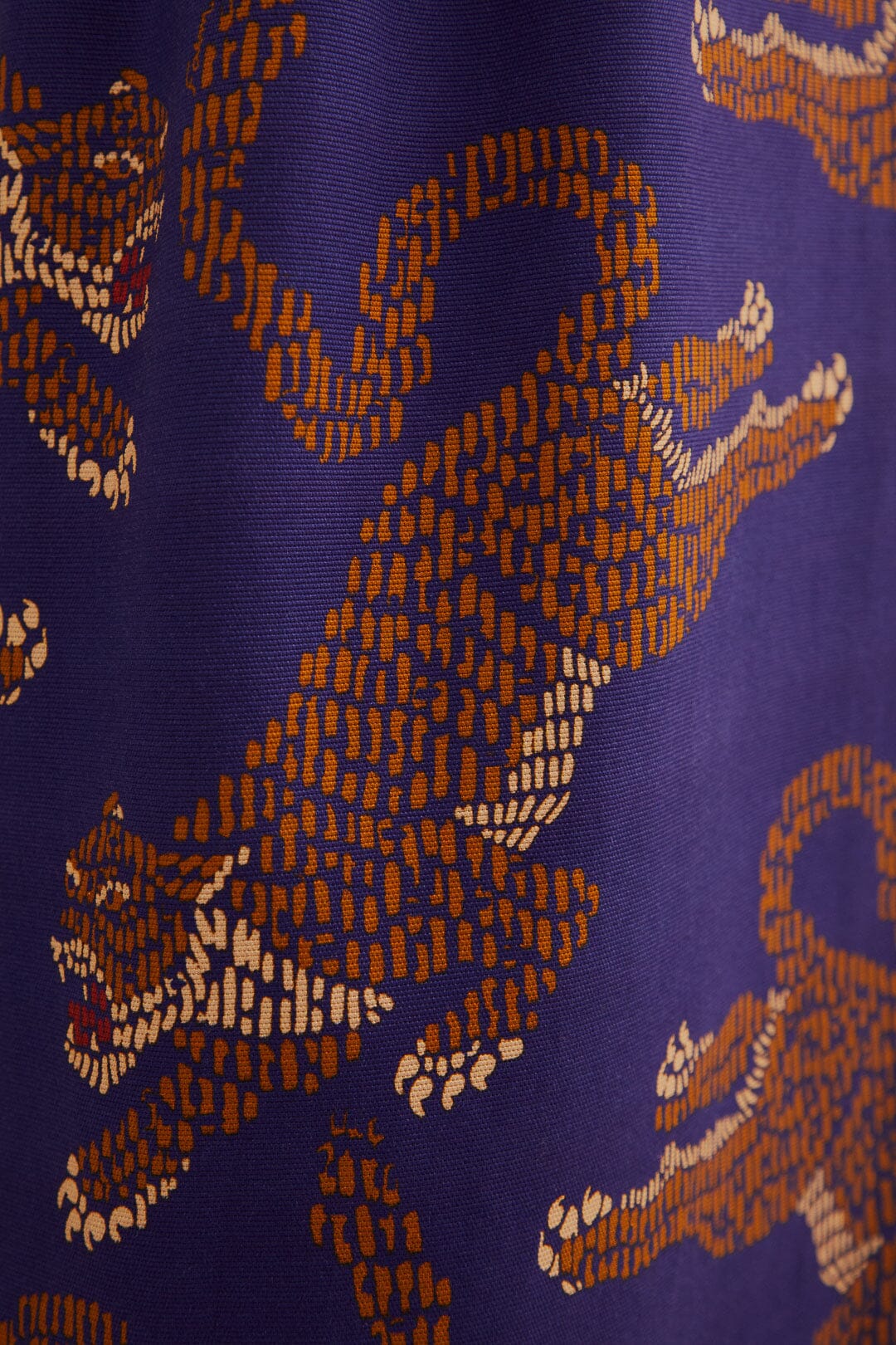 DJV_Leopards Navy Blue Pantalons - Leopards Navy Blue
