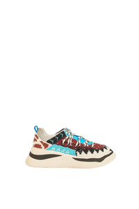 Beaded flat trainers - Blue
