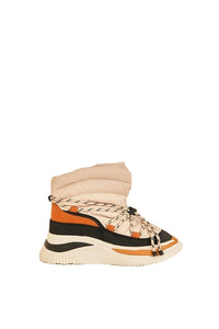 Padded ankle boots - White