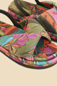 Sandales plates Banana Leaves - Multicolore