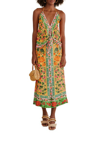 Blouse Heart Ivy façon foulard - Jaune