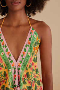 Blouse Heart Ivy façon foulard - Jaune