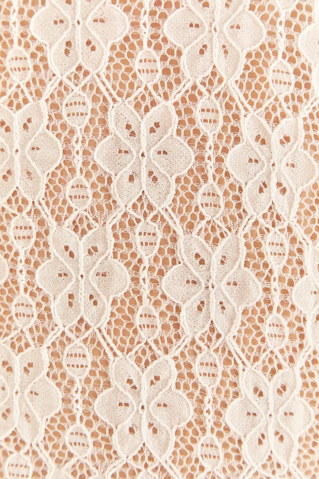 MEDIA OFF LINE_Blouse Lace à manches longuesd - Blanc