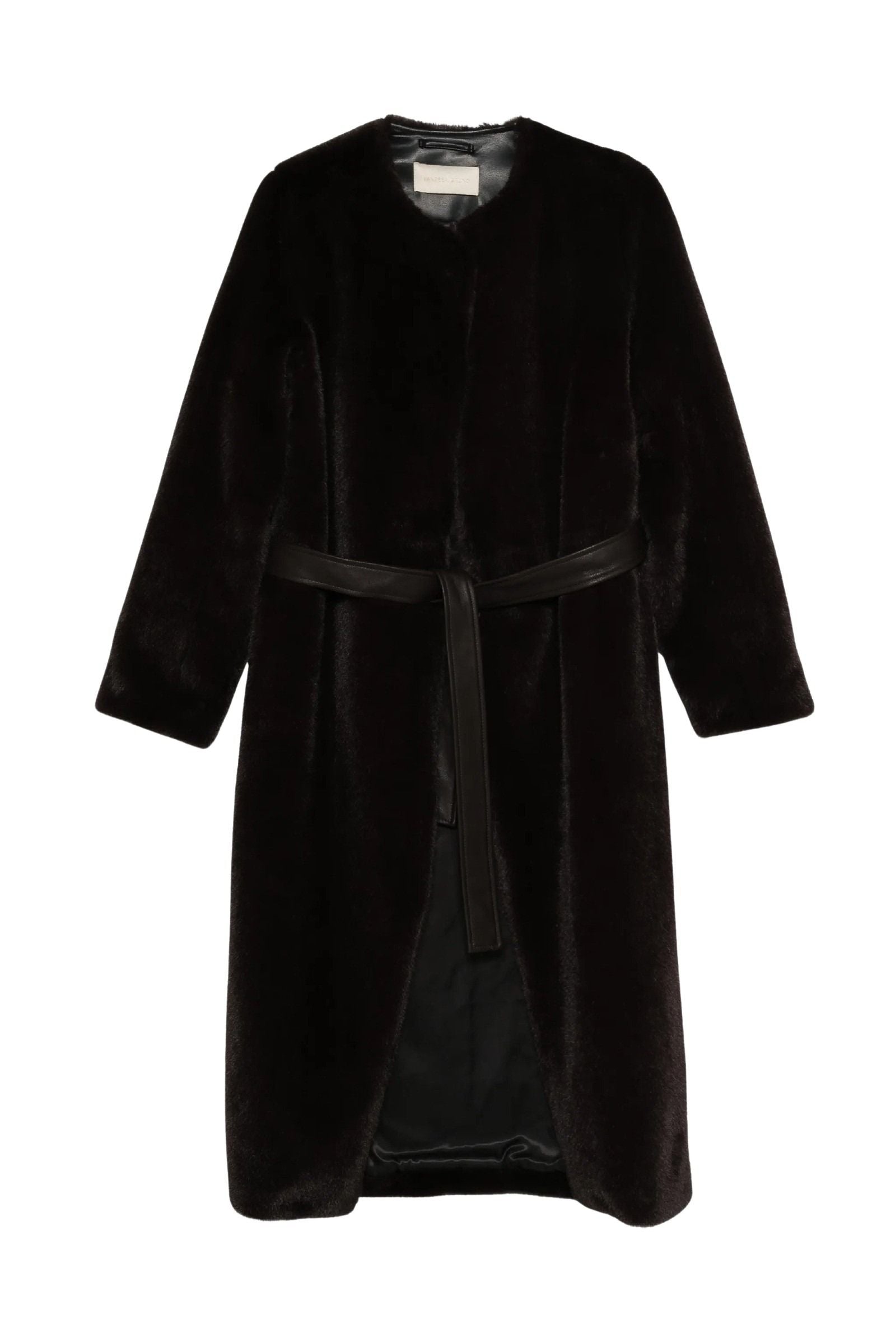 RECO : 290 // Manteau Fluffy - Noir