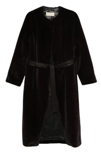 Fluffy Coat - Black