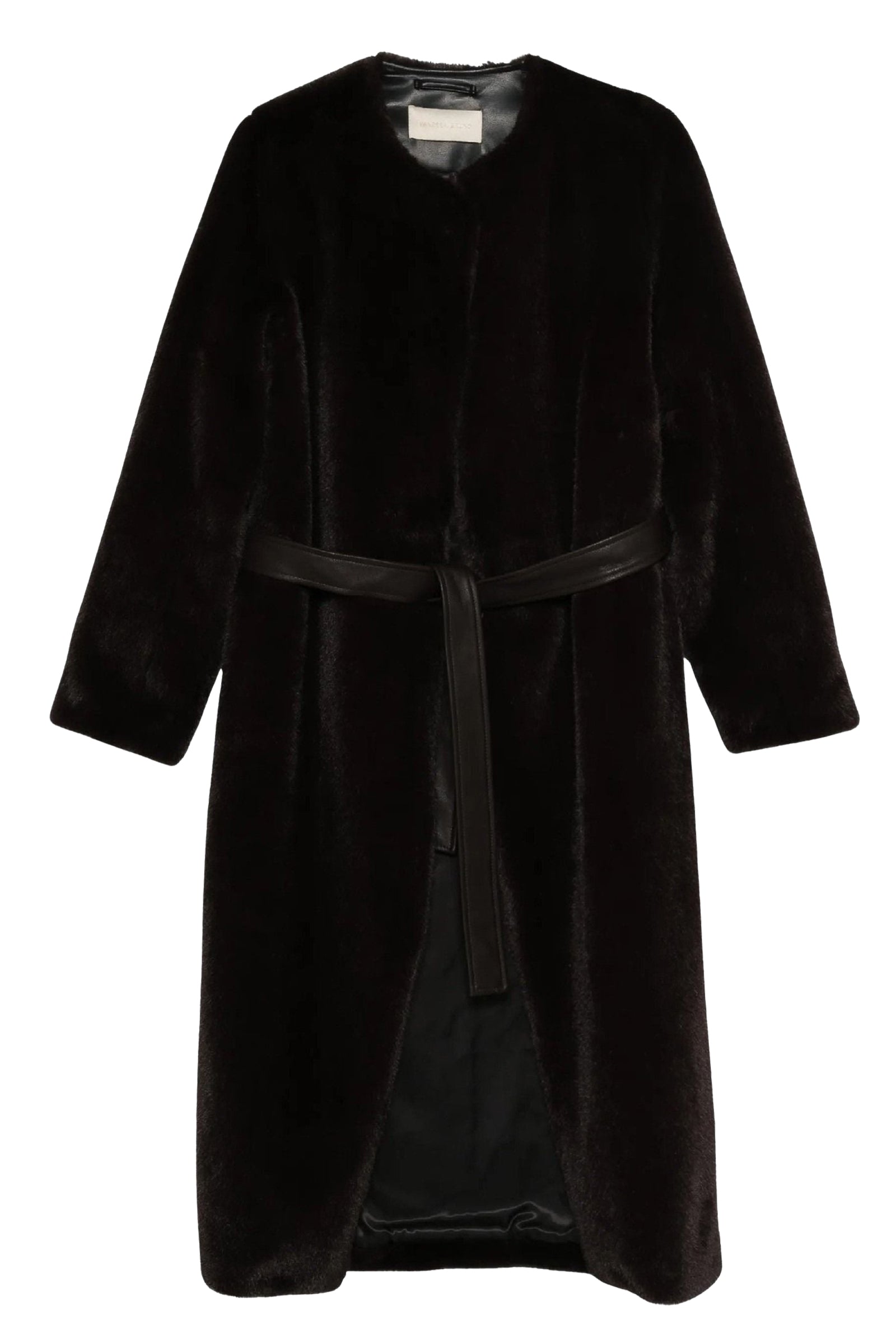 Fluffy Coat - Black