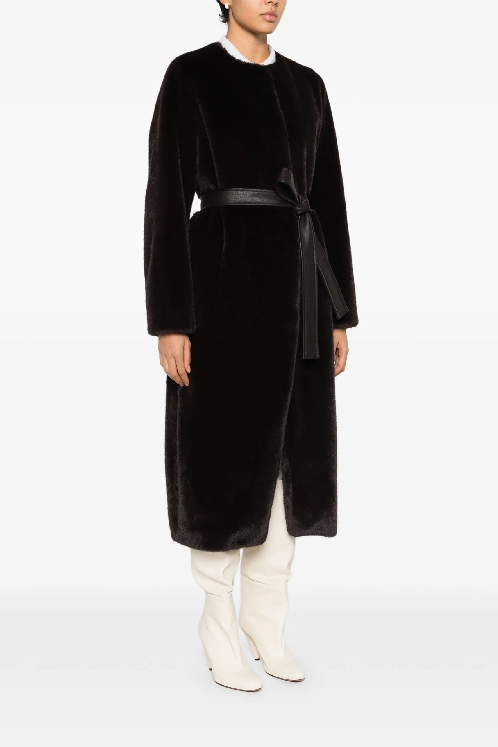 Fluffy Coat - Black