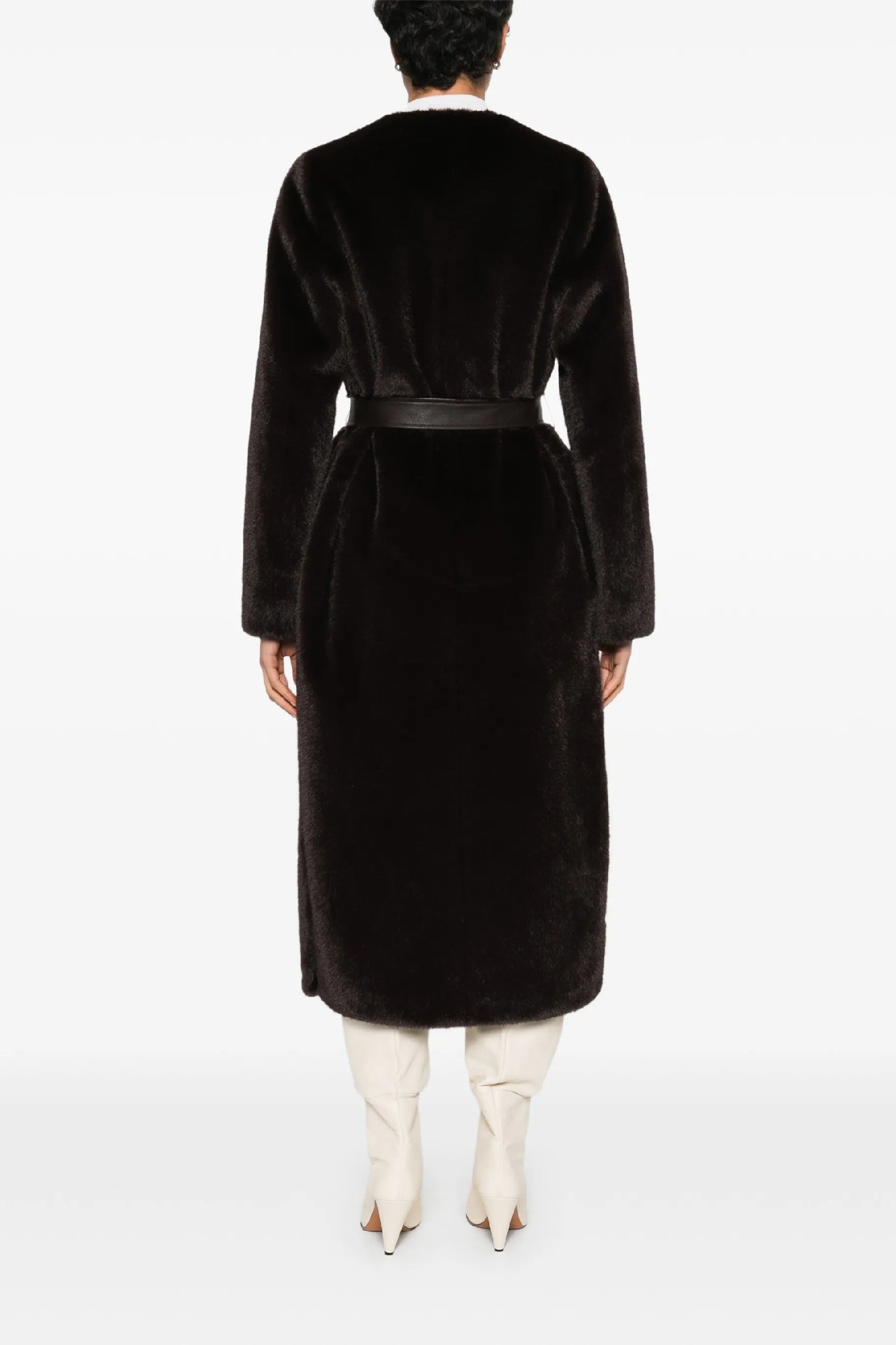 Fluffy Coat - Black