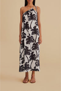 Robe longue Coconut en coton - Noir