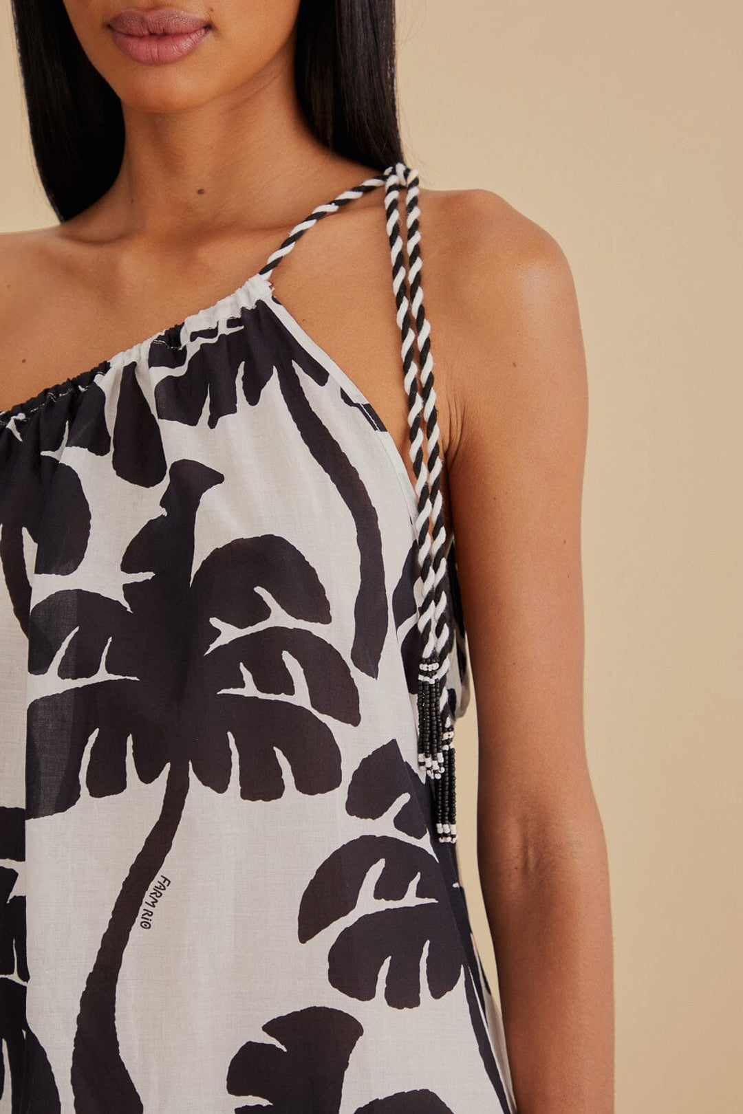 Robe longue Coconut en coton - Noir