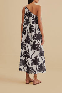 Robe longue Coconut en coton - Noir