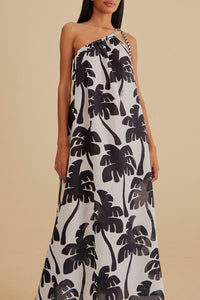 Robe longue Coconut en coton - Noir