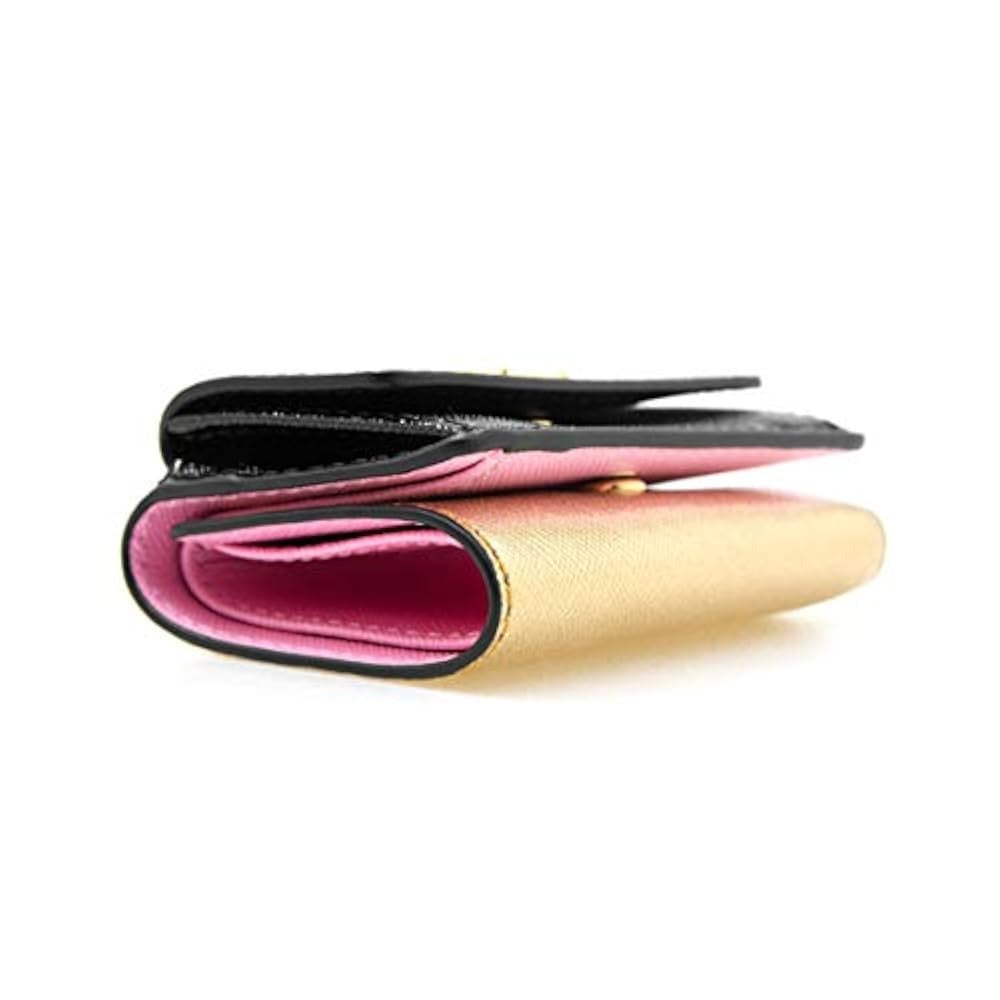 Portefeuille The Petit Trifold en cuir - New Black