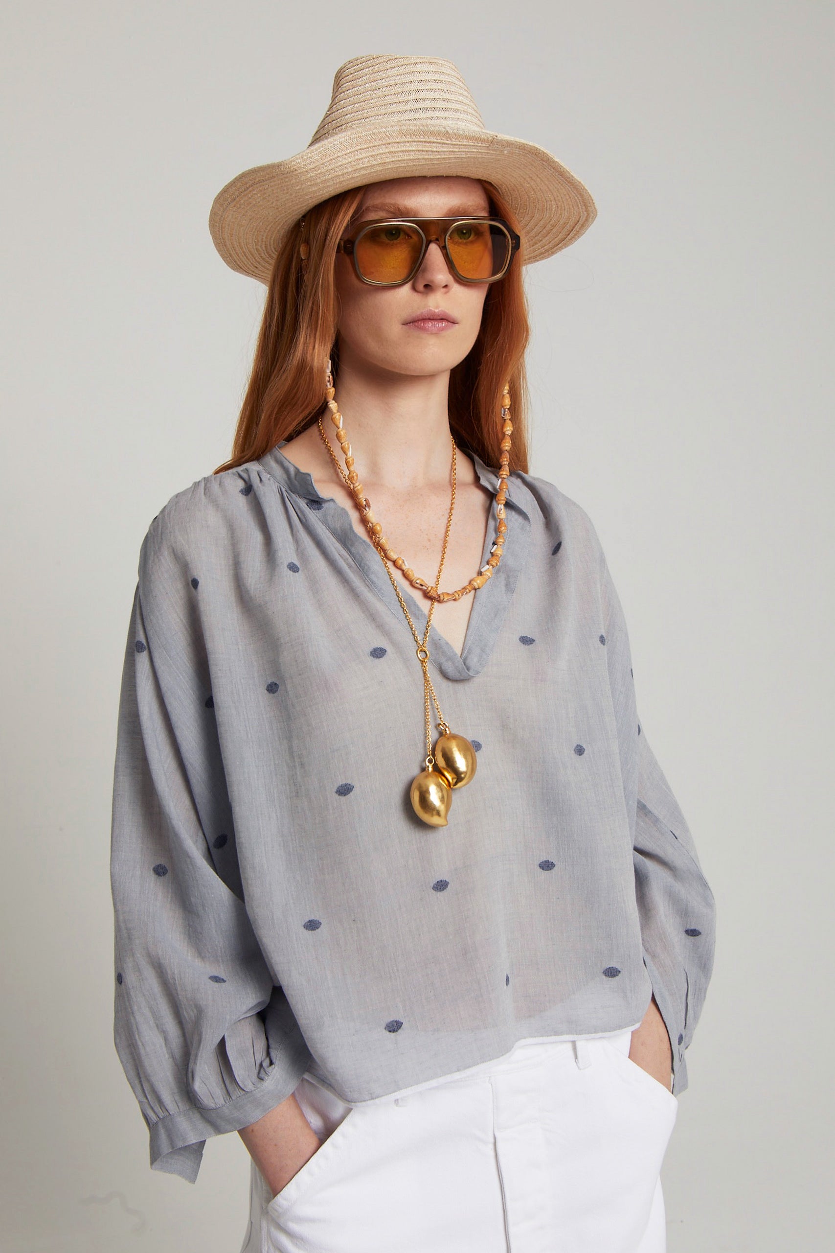 ZNOSTOCK_PINK SHIRT JULETTE - Pink