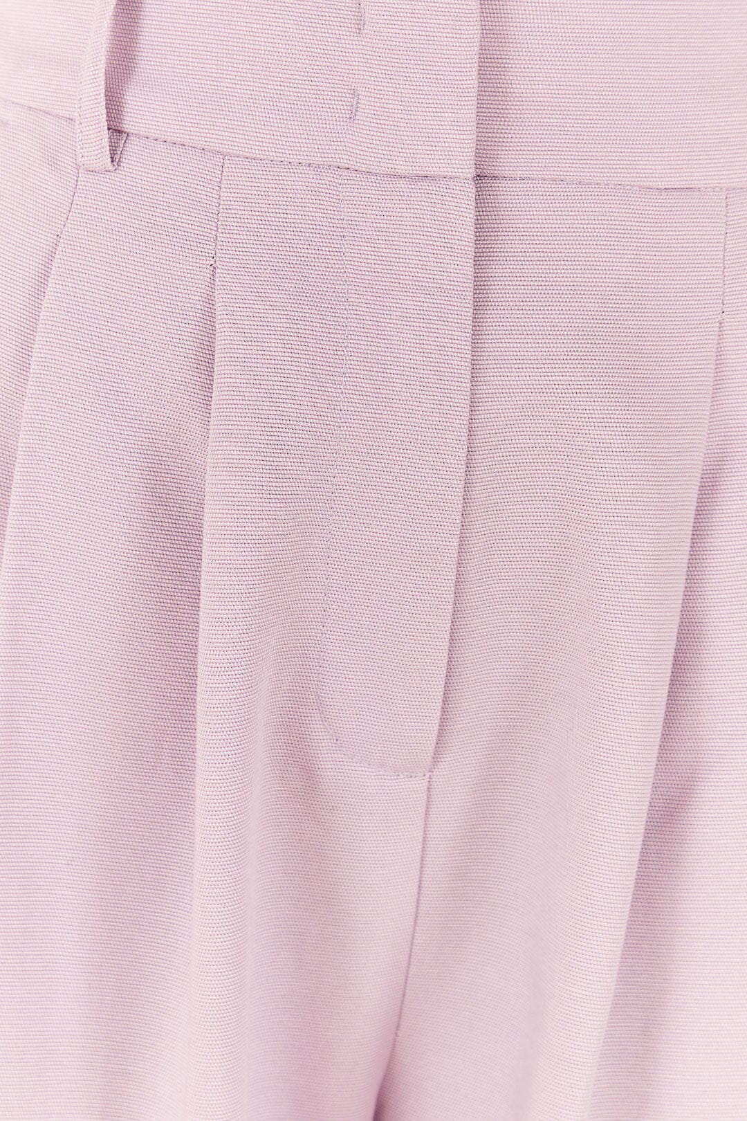 Pantalon taille basse en coton - Violet