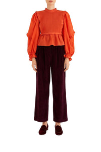 Orange Blouse - Orange