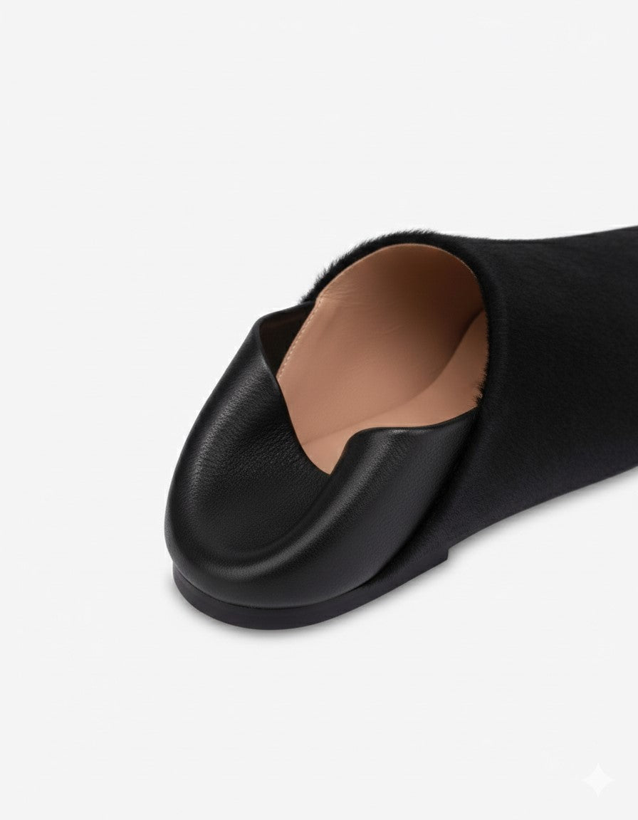 Derbies sans lacets en cuir - Black