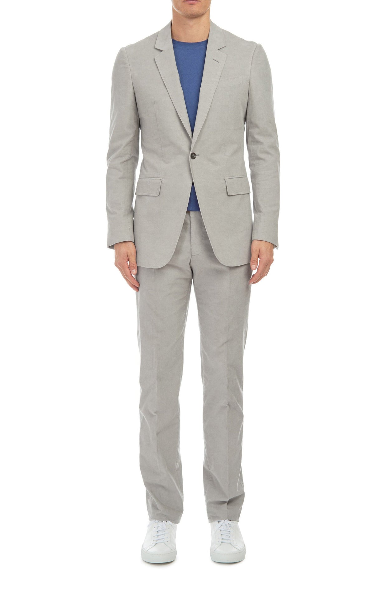 Damien Jacket en neutral multicolore superfine velours côtelé