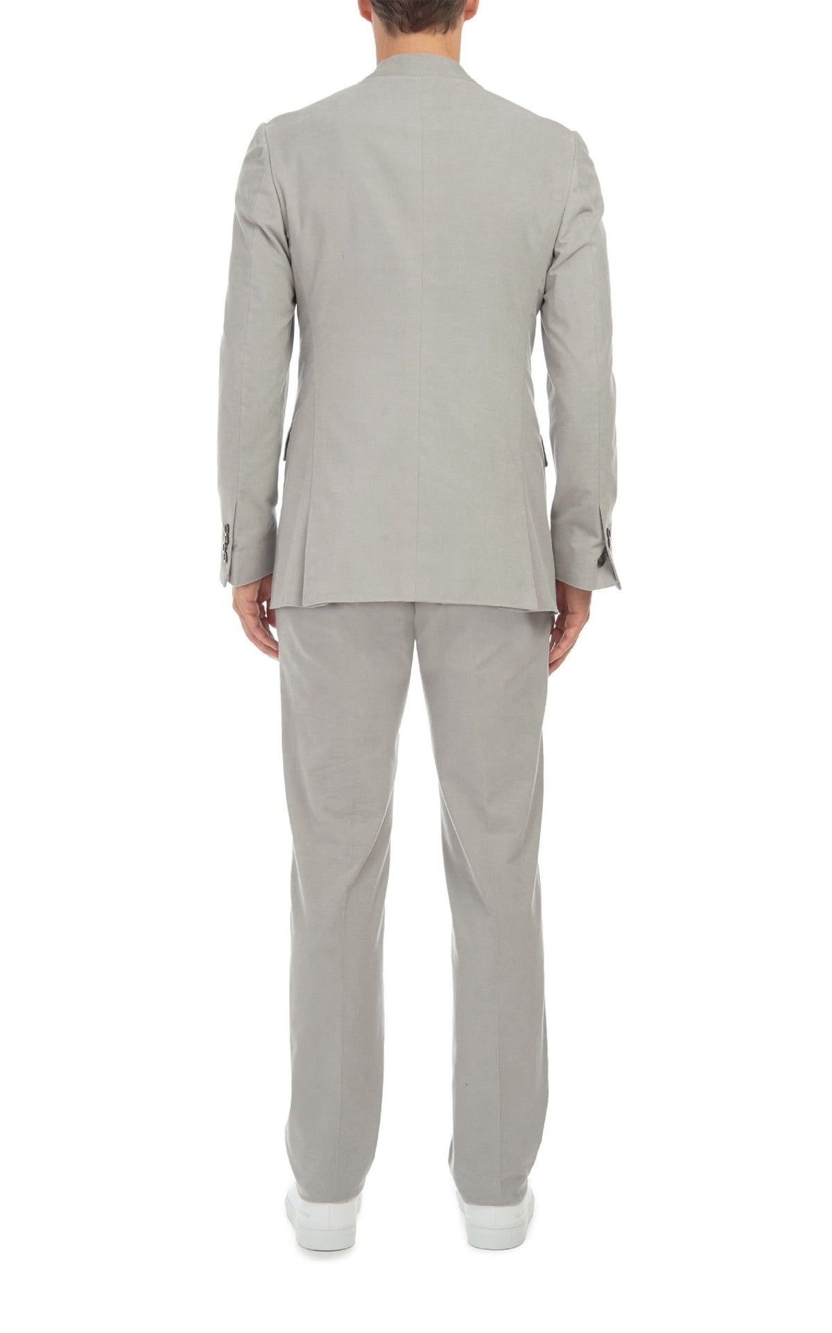 Damien Jacket en neutral multicolore superfine velours côtelé