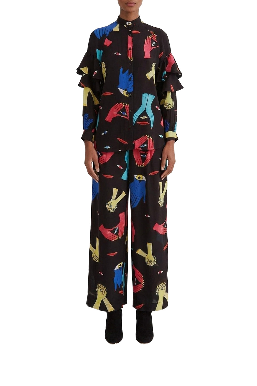 Chemise à manches longuess - Noir