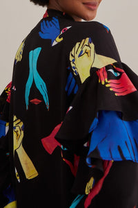 Chemise à manches longuess - Noir