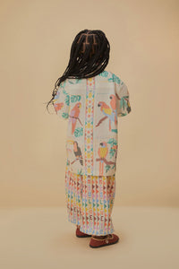 NEW_Stitched Birds Scarfs Off White Enfant - Stitched Birds Scarfs Off White
