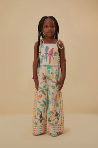 NEW_Stitched Birds Scarfs Off White Enfant - Stitched Birds Scarfs Off White