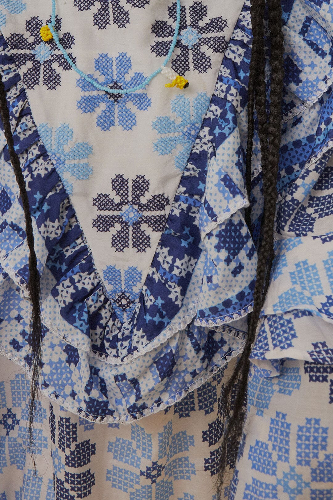 NEW_Stitched Flowers Off White Enfant - Stitched Flowers Off White