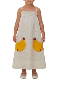 Robe Banana Pocket - Blanc