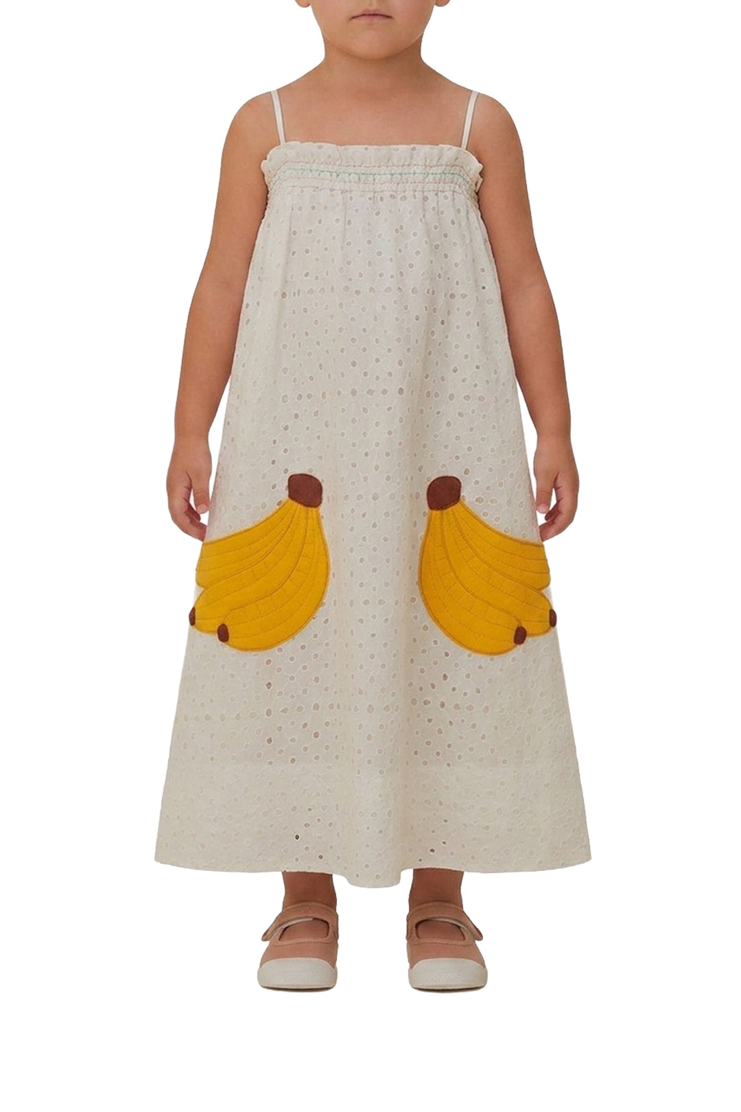 Robe Banana Pocket - Blanc