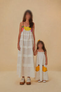 Robe Banana Pocket - Blanc