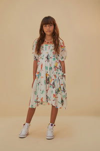 NEW_Stitched Birds Pink Enfant - Stitched Birds Pink