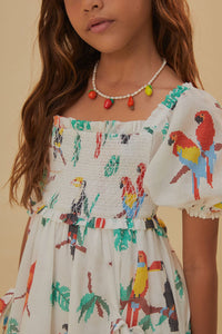 NEW_Stitched Birds Pink Enfant - Stitched Birds Pink