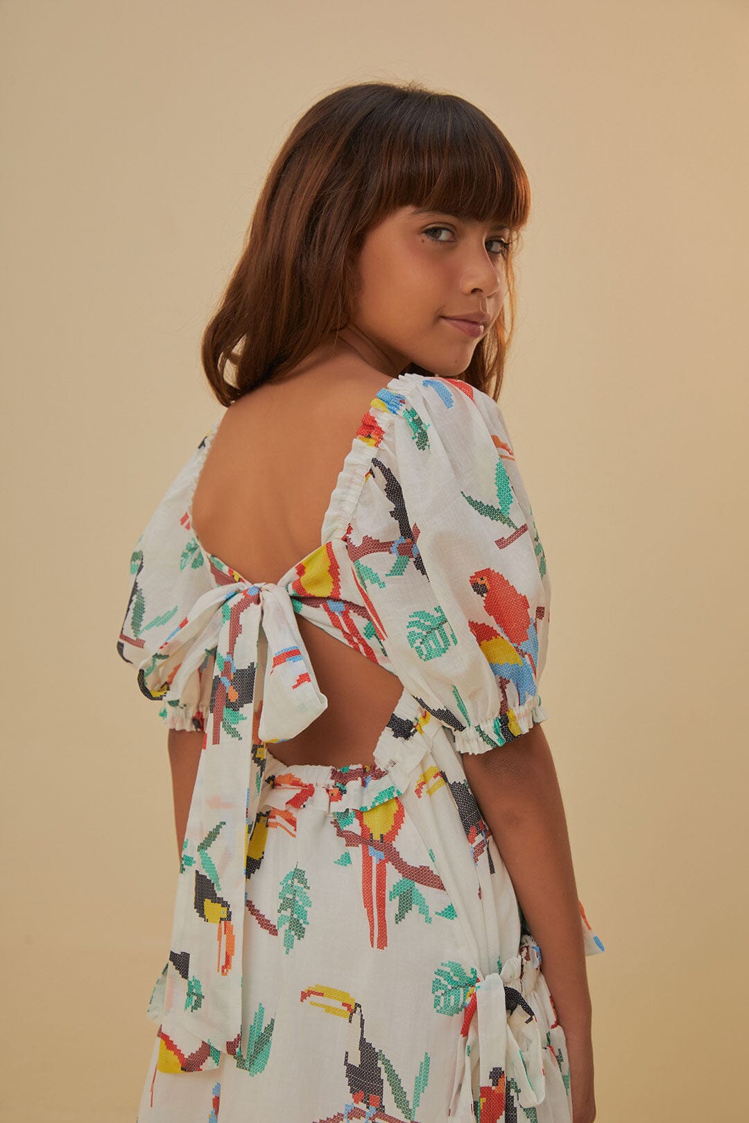 NEW_Stitched Birds Pink Enfant - Stitched Birds Pink