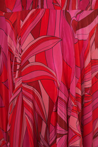 Robe midi Endless Summer à encolure en v - Rouge
