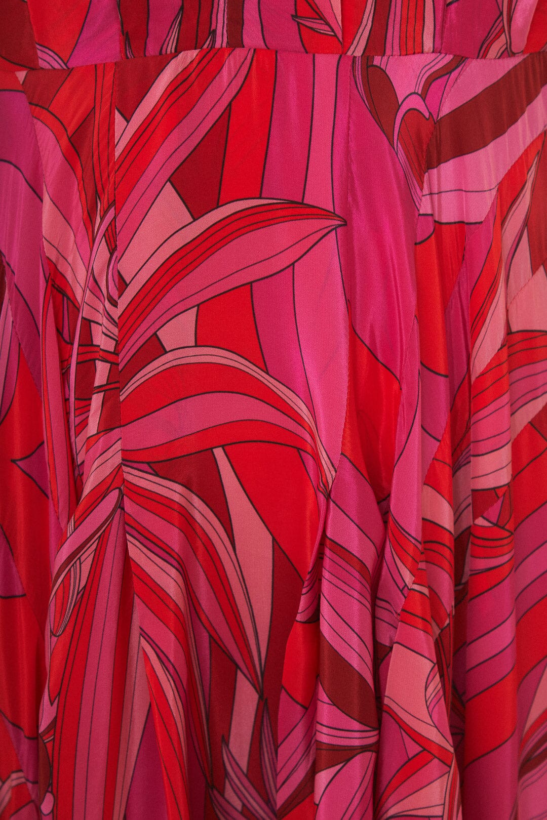 Robe midi Endless Summer à encolure en v - Rouge